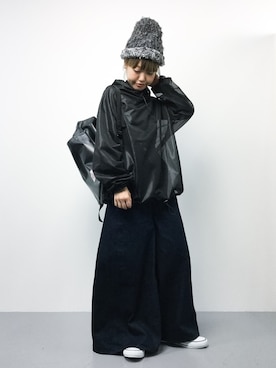 「AHCAHCUM.muchacha（アチャチュムムチャチャ）のアイテム（パンツ）」を使った、konabeさん（レディース・153cm）の秋コーディネート