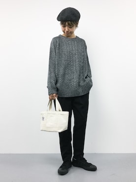 konabeさん（レディース・153cm）の秋コーディネート