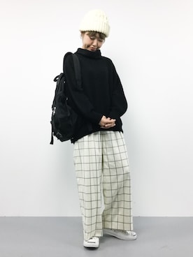 konabeさん（レディース・153cm）の秋コーディネート