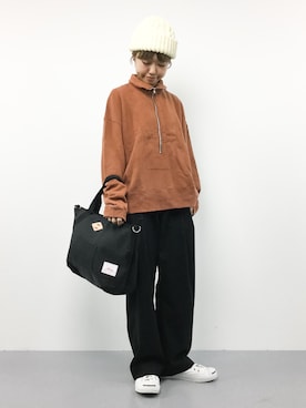 konabeさん（レディース・153cm）の秋コーディネート