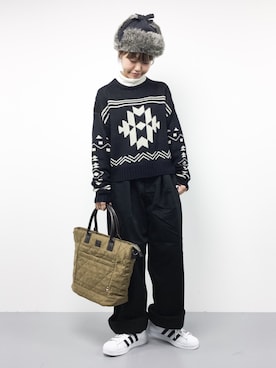 konabeさん（レディース・153cm）の秋コーディネート