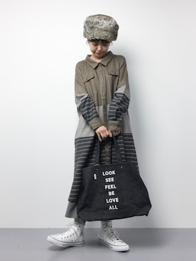 「Fred Segal（フレッドシーガル）のアイテム」を使った、konabeさん（レディース・153cm）の秋コーディネート