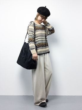 konabeさん（レディース・153cm）の秋コーディネート