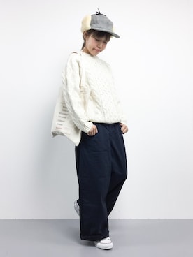 konabeさん（レディース・153cm）の秋コーディネート