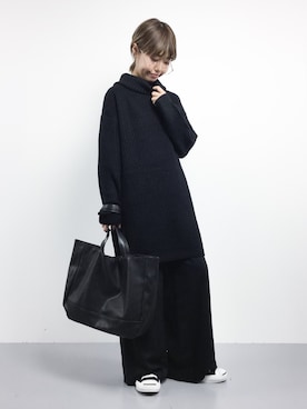 「chapter world（チャプターワールド）のアイテム（バッグ）」を使った、konabeさん（レディース・153cm）の秋コーディネート