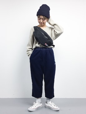 konabeさん（レディース・153cm）の秋コーディネート