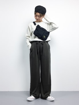 konabeさん（レディース・153cm）の秋コーディネート