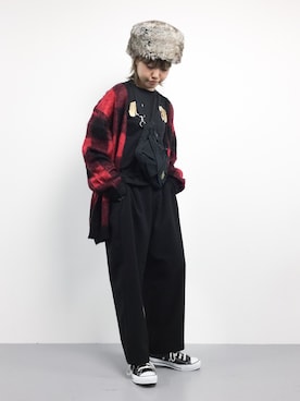 konabeさん（レディース・153cm）の秋コーディネート