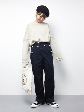 konabeさん（レディース・153cm）の秋コーディネート