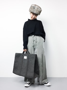 konabeさん（レディース・153cm）の秋コーディネート