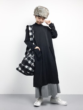 konabeさん（レディース・153cm）の秋コーディネート