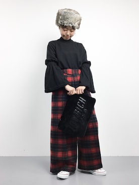 「フレアスリーブ」｜konabeさん（レディース・153cm）の秋コーディネート