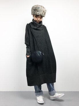 konabeさん（レディース・153cm）の秋コーディネート