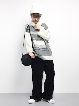 konabeさん（レディース・153cm）の秋コーディネート