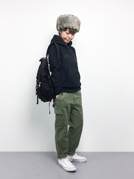 konabeさん（レディース・153cm）の秋コーディネート