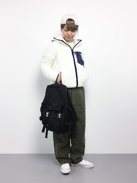 konabeさん（レディース・153cm）の秋コーディネート