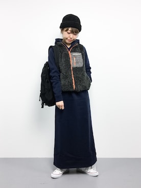 「KRIFF MAYER Lady's Collection（クリフメイヤーレディースコレクション）のアイテム」を使った、konabeさん（レディース・153cm）の秋コーディネート