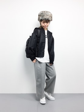 konabeさん（レディース・153cm）の秋コーディネート