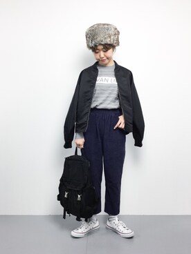 konabeさん（レディース・153cm）の秋コーディネート