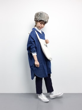 konabeさん（レディース・153cm）の秋コーディネート