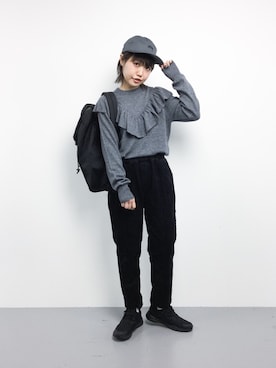 konabeさん（レディース・153cm）の秋コーディネート