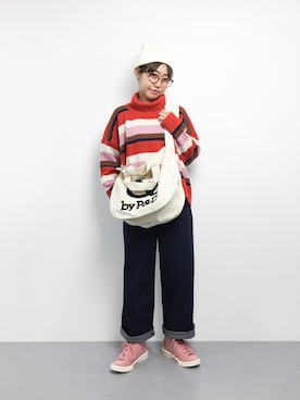 konabeさん（レディース・153cm）の秋コーディネート