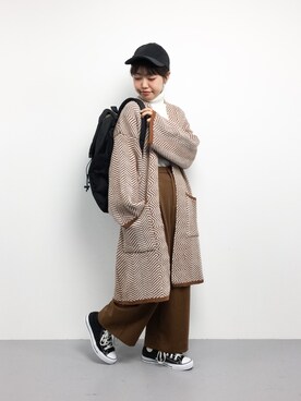 konabeさん（レディース・153cm）の秋コーディネート