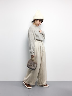 konabeさん（レディース・153cm）の秋コーディネート