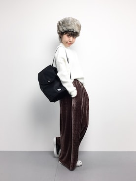 konabeさん（レディース・153cm）の秋コーディネート