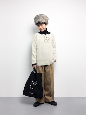 konabeさん（レディース・153cm）の秋コーディネート