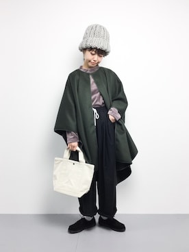 konabeさん（レディース・153cm）の秋コーディネート