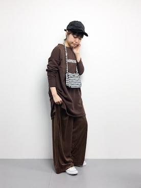 konabeさん（レディース・153cm）の秋コーディネート