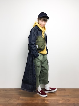 konabeさん（レディース・153cm）の秋コーディネート