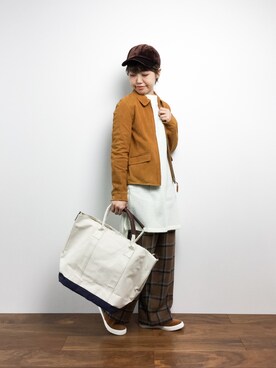 konabeさん（レディース・153cm）の秋コーディネート