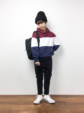 konabeさん（レディース・153cm）の冬コーディネート