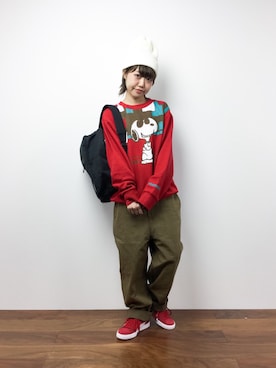 konabeさん(レディース・153cm)の冬コーディネート