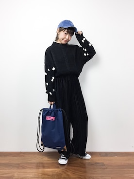 konabeさん（レディース・153cm）の冬コーディネート