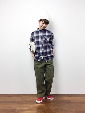 konabeさん(レディース・153cm)の冬コーディネート