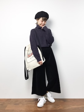 konabeさん（レディース・153cm）の冬コーディネート