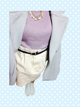 shiori♥︎さん（レディース・147cm）の冬コーディネート