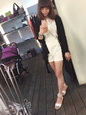 Aya Liさん（レディース・157cm）の夏コーディネート