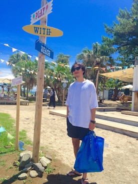 YUSUKEさん（メンズ・172cm）の夏コーディネート