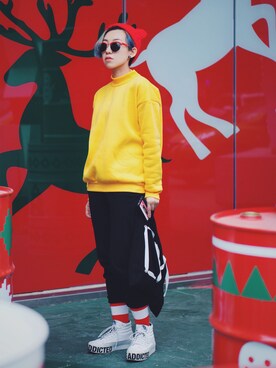 「yellow」｜miskyさん（レディース・160cm）の秋コーディネート