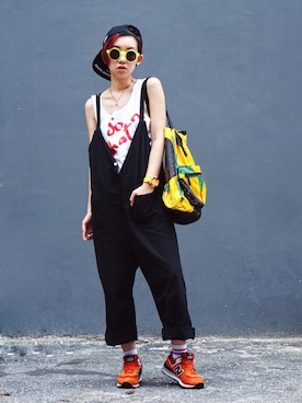 「MONKI（モンキ）のアイテム（ファッション雑貨）」を使った、miskyさん（レディース・160cm）の春コーディネート
