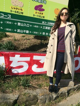 erikaさん（レディース・155cm）の冬コーディネート