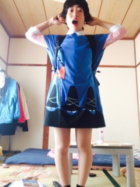 「おさんぽ」｜くまい。さん（レディース・148cm・10代）の夏コーディネート