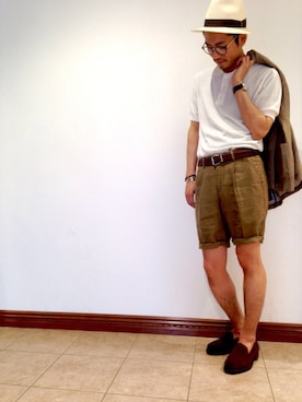 「summer」｜「アイテム（ジャケット/アウター）」を使った、nano・universe 札幌ステラプレイス STAFFさん（メンズ・170cm）の夏コーディネート