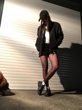 「JOYRICH」｜「アイテム（ブルゾン）」を使った、mさん（レディース・163cm）の冬コーディネート