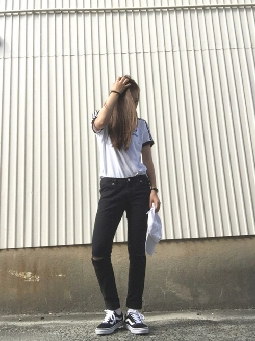 Misato Adidasのtシャツ カットソーを使ったコーディネート Wear