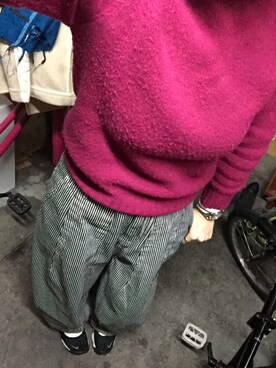 「TIMEX（タイメックス）のTIMEX / Weekender クロノグラフ（アナログ腕時計）」を使った、ayakaさん（レディース・164cm）の冬コーディネート